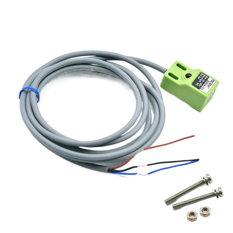 SN04-N/P Бесконтактный переключатель квадратный металлический датчик трехпроводной постоянный ток NPN нормально открытый нормально закрытый водонепроницаемый датчик