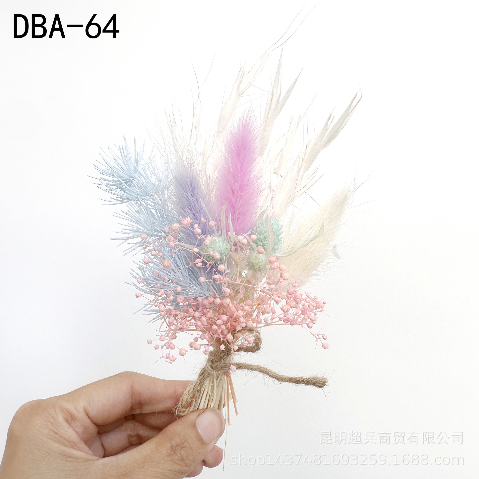 Fábrica al por mayor Mini ramo caja de regalo accesorios mini ramo flor seca flor eterna pequeño ramo regalo