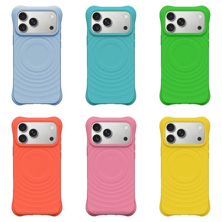 C Brand Magsafe Compatible iPhone 16 Pro Max Phone Case Apple 17 Wave Liquid Silicone Magnetic Anti-Drop