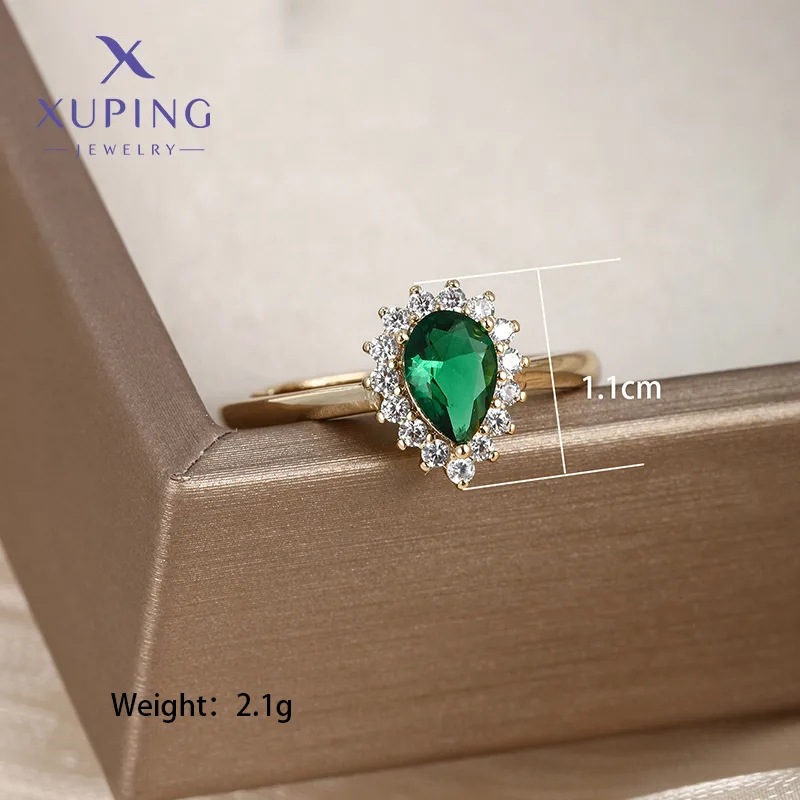 Chapado en 14K - Esmeralda