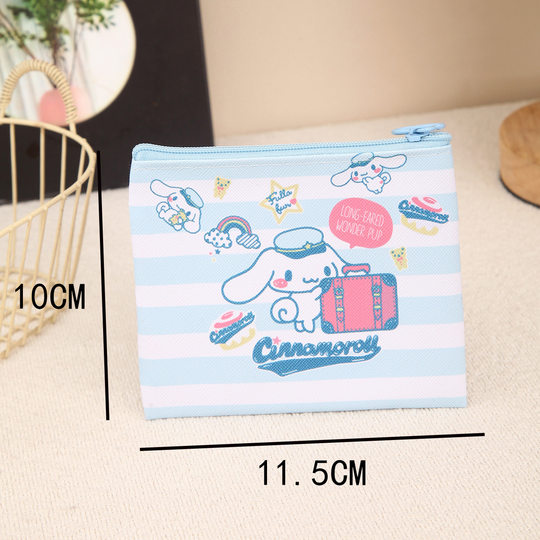 Cute Cartoon Sanrio Coin Purse Kulomi Meilotti Big Ear Dog Coin Bag Children's Storage Bag