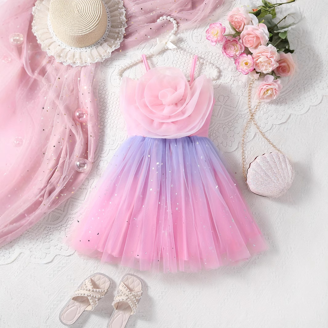Girls' Princess Dress 2024 New Summer Girls' Princess Dress Girls' Princess Dress Girls' Princess Dress Girls'