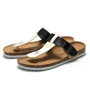 Foreign trade slippers smart feet men's summer fashion men's slippers women's lovers beach fashion sandals cork shoes