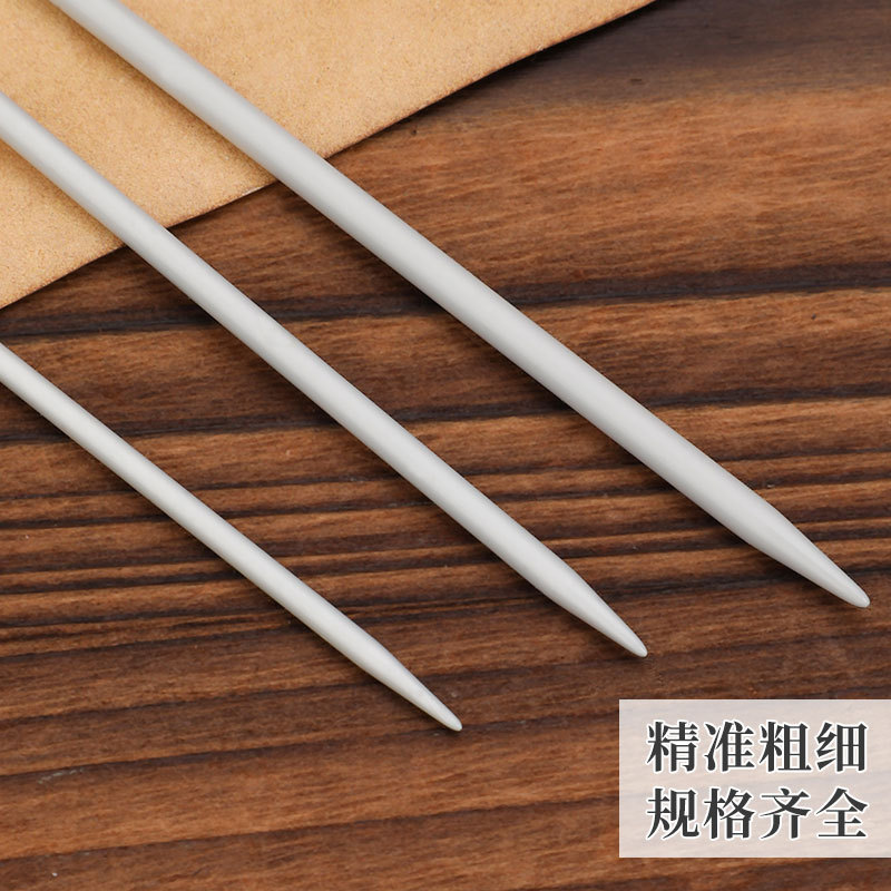 SKC varilla de hilo de nylon aguja varilla de aluminio colorido traje de aguja suéter de punto grueso herramienta de tejer aguja