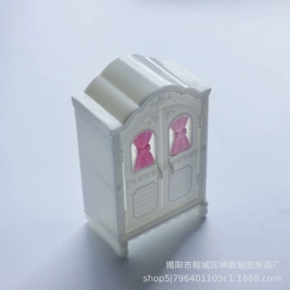 亚马逊跨境新款微缩场景迷你仿真衣柜儿童过家家娃娃配件模型玩具