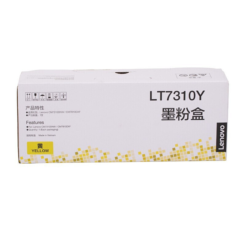 Lenovo LT7310K / C / M / Y cartucho de tóner original de alta capacidad estándar para CM7310DNW CM7810DXF