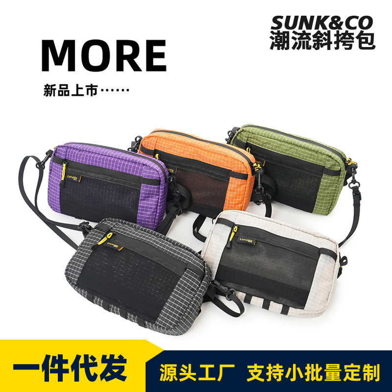 Mountaineering Tactical Waist Pack with Side Pouches, Large Capacity, Multifunctional Hiking Chest Pack, Outdoor Waist Bag