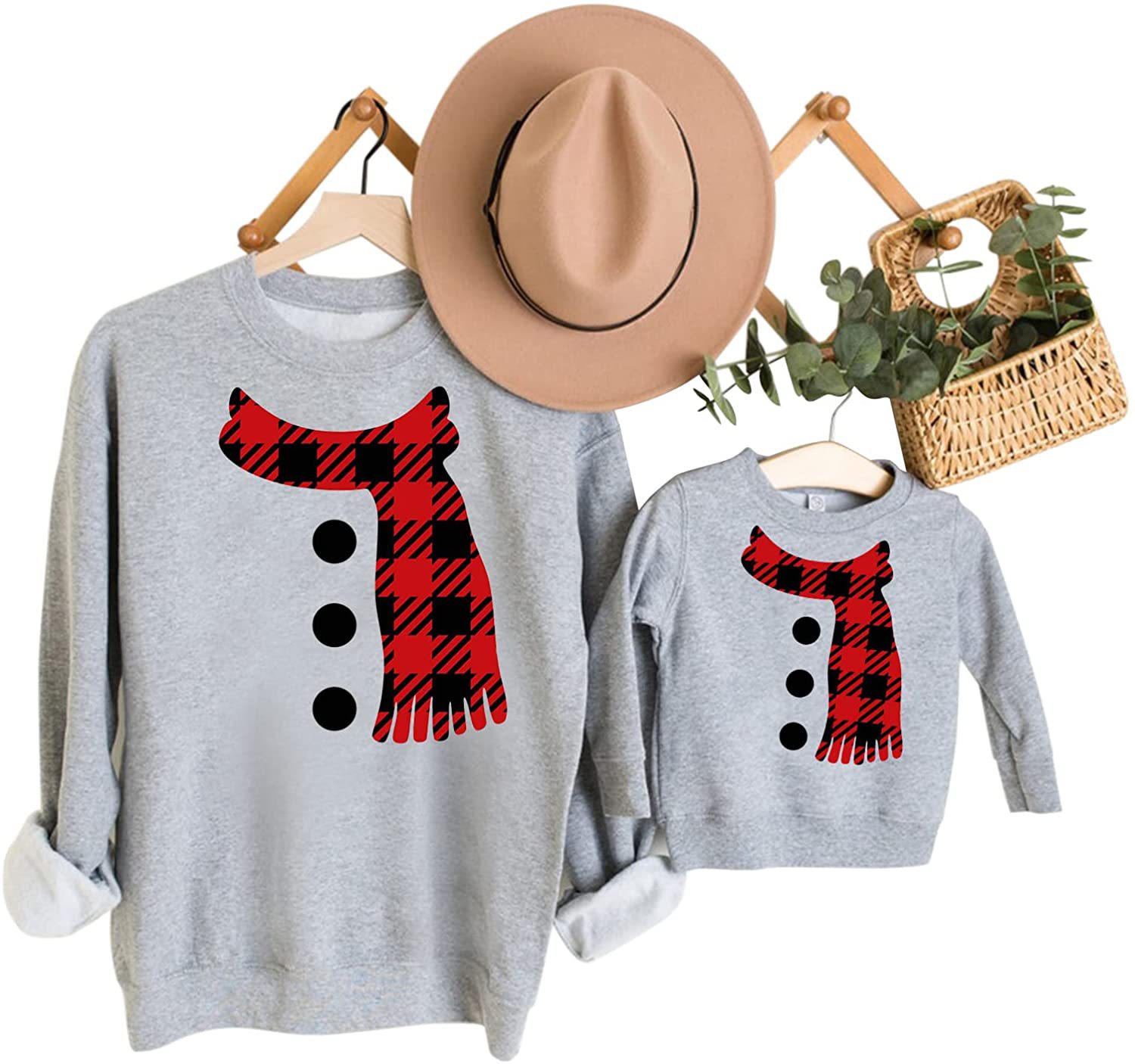Parent-child Christmas Printed Sweater 5