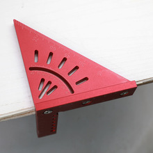 ETOPOO铝合金木工角度尺90度45°钢板尺角度拐尺多功能木工划线尺