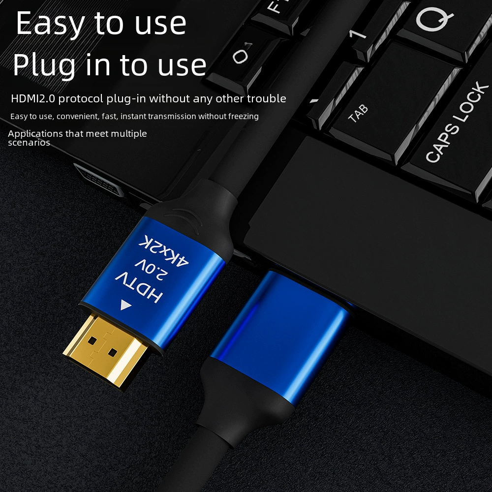 HDMI-кабель оптом 4K, кабель дисплея 2.0, интерфейс ТВ-проектора 1.5m