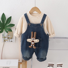 2025年童装春秋款衣服0-1-2-3岁男孩外面童套装代理卫衣卫裤套装