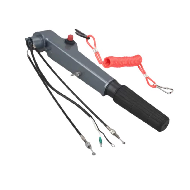 Узел рычага управления подвесным мотором Yamaha 2-тактный 15 л.с. 63V-42111-01-4D