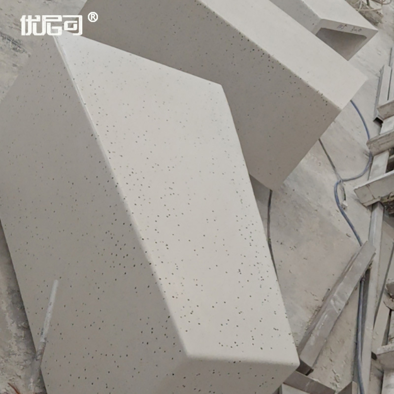 透光混凝土坐凳户外清水混凝土景观坐椅长凳园林透光水泥树池栈道