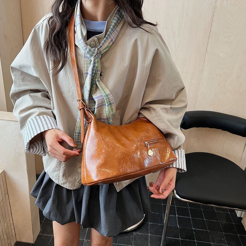 复古托特包包女式2025新款高级感单肩腋下包大容量通勤百搭斜挎包|undefined