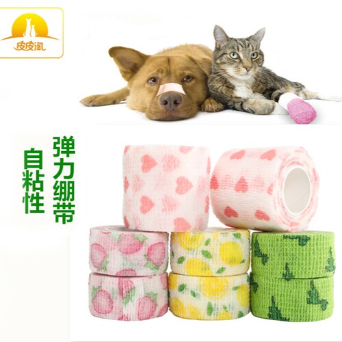 Pet bandage, self-adhesive, anti-dirty foot-binding non-woven fabric for cat, anti-scratch, dog walking, puppy socks, disposable foot covers