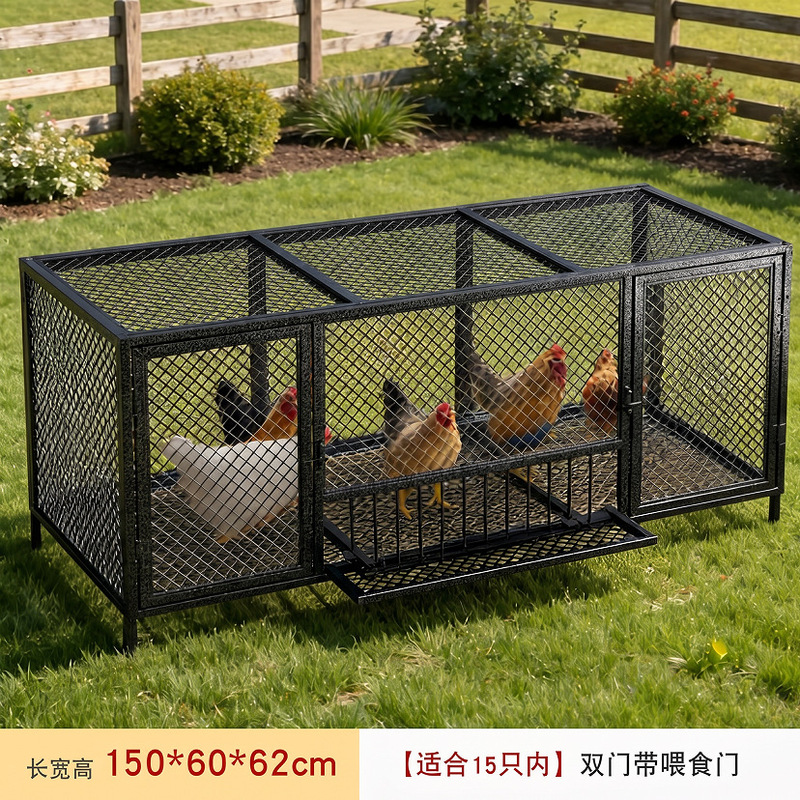 Chicken Coop for Home Use, Outdoor Chicken Coop, Pigeon Coop, Large Chicken Pen with Reinforced Mesh, Anti-Weasel Chicken Coop, Factory Chicken Coop for Home Use, Outdoor Chicken Coop, Pigeon Coop, Large Chicken Pen with Reinforced Mesh, Anti-Weasel Chicken Coop, Factory