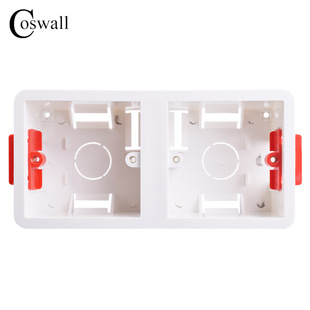 2*50mm British Standard/British Standard/Gypsum Board Concealed Box Trunking Wall Switch Socket Bottom Box Ce Rohs Certification