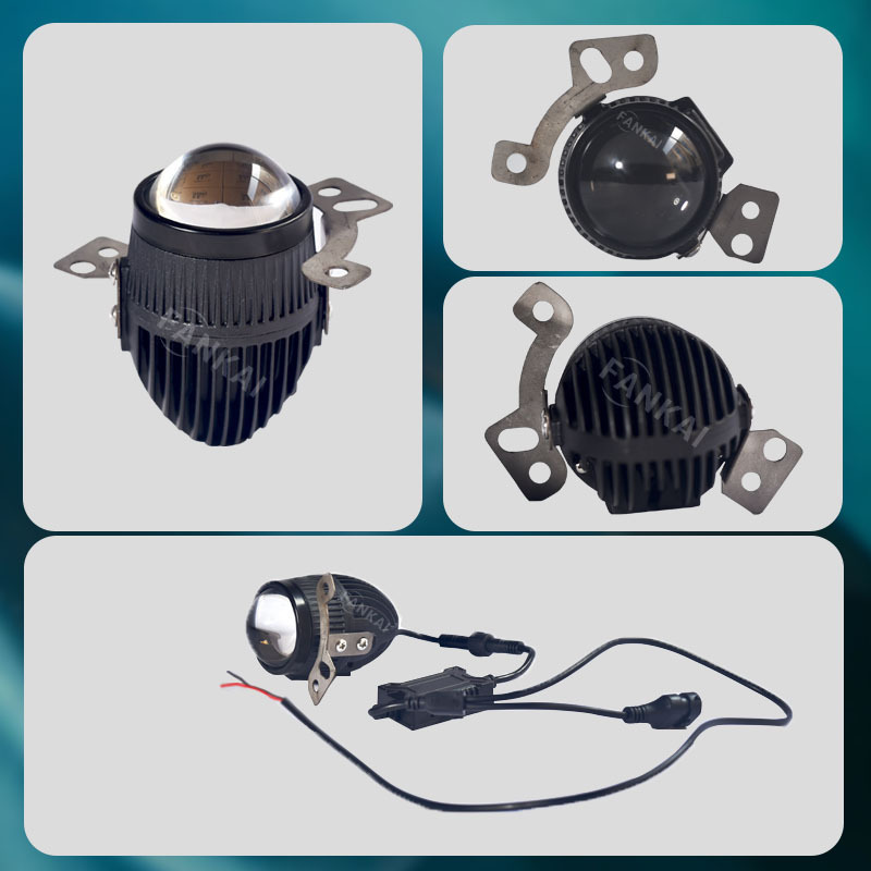 Lente de luz antiniebla LED de doble haz de 2 pulgadas, adecuada para Wey Tank 300, modificación de coche, haz alto y bajo integrado, impermeable.
