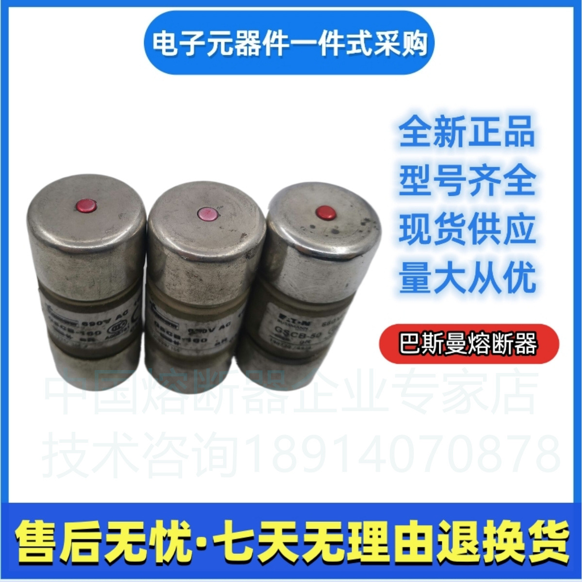 巴斯曼 bussmann 快速熔断器 GSCB-50 GSCB-100 GSCB-160  伊顿