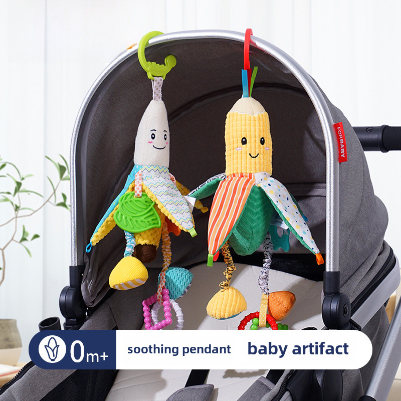 Игрушка для утешения малышей для новорожденных, коляска, подвеска для кровати, успокаивающая детская погремушка