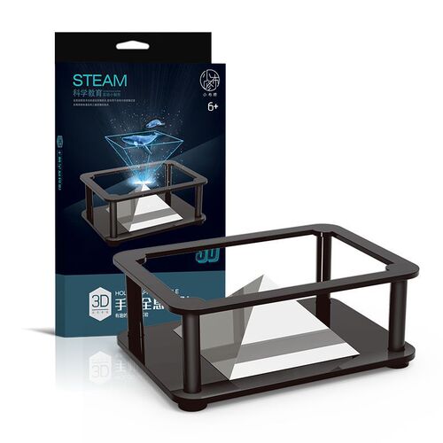 3D mobile phone holographic projection small experimental toys fun science experiments primary school students science and technology small production science and education toys