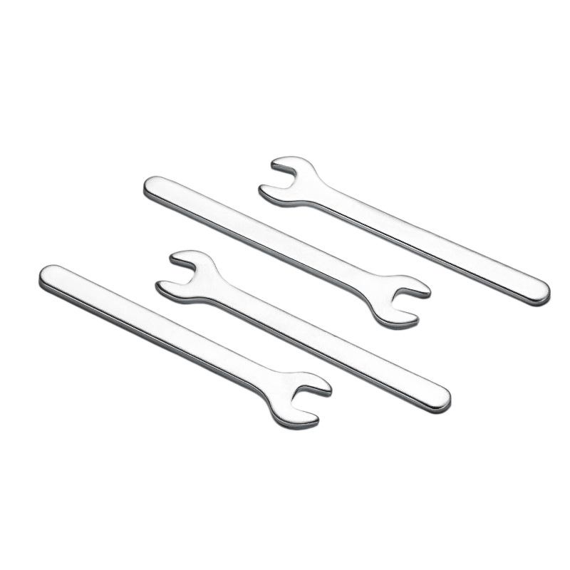 Llave de apertura de estampado simple ultrafina desechable Mini portátil de 8mm Llave simple ultrafina pequeña de un solo cabezal