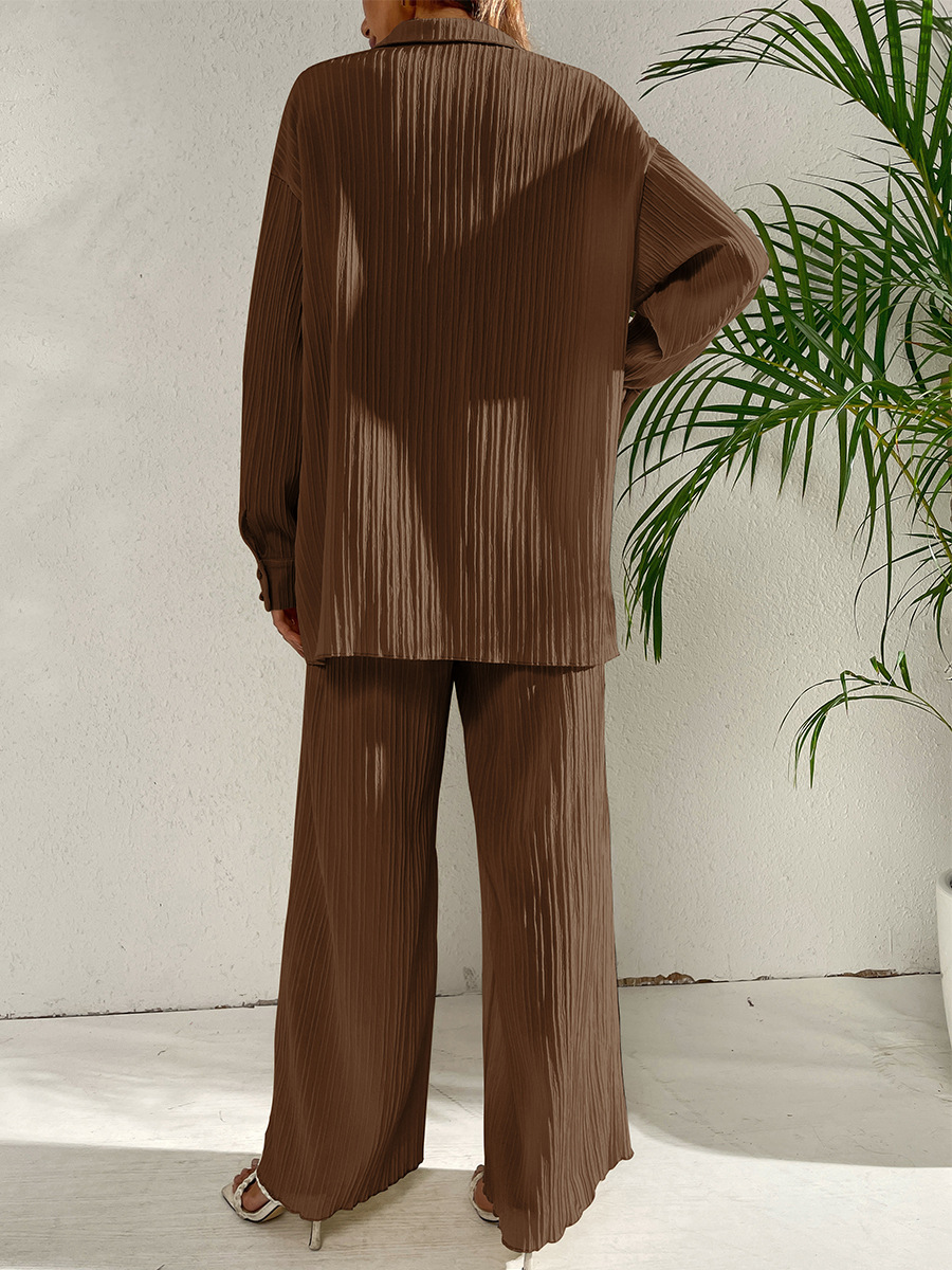 546g Weight Long Sleeve Sleeve Length 4-Way Stretch Fabric, Cotton Silk, Polyester Fabric Type Pant Co-ord Set Sets Type 2 Piece Set Quantity Daily Occasion Breathable Function Regular Fit Fit Type Solid Color Pattern Spring, Autumn Season Women'S Gender Patchwork Design Fashion Style Daily Women'S Fashion Solid Color 4-Way Stretch Fabric Cotton Silk Polyester Patchwork Pant Co-ord Set Pants Sets 20
