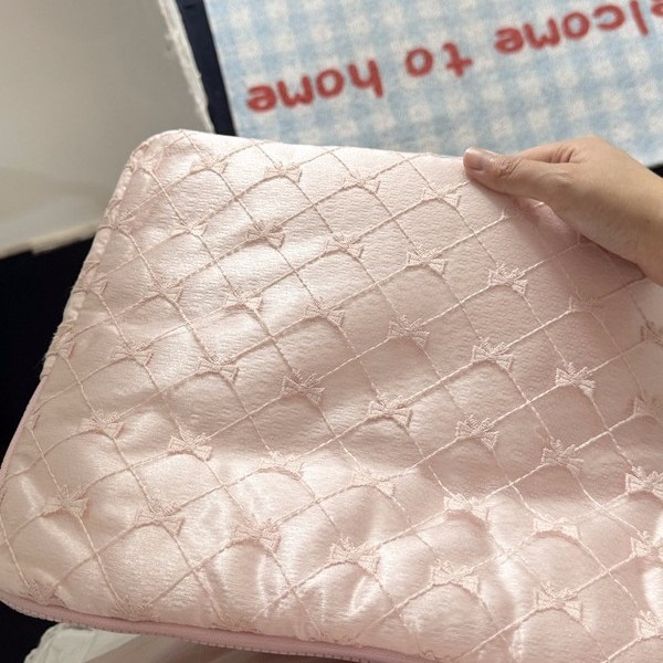 Korean ins lace embroidered bow iPad tablet bag 11/13/15inch laptop storage bag
