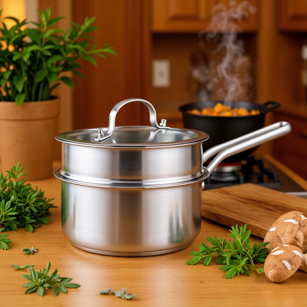 Горшок для молока из нержавеющей стали 304, антипригарная сковорода, утолщенный многодонный дополнительный горшок для детского питания, мини-маленький горшок, маленький Пароварка, суповой горшок