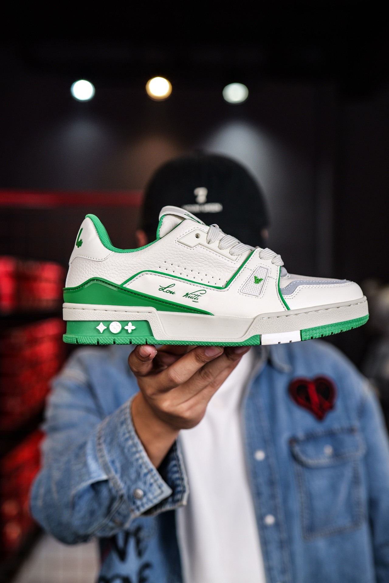 Caja de cajones casa de burro entrenador impresión de moda de suela gruesa elevación de zapatos deportivos pareja universal para hombres y mujeres skate