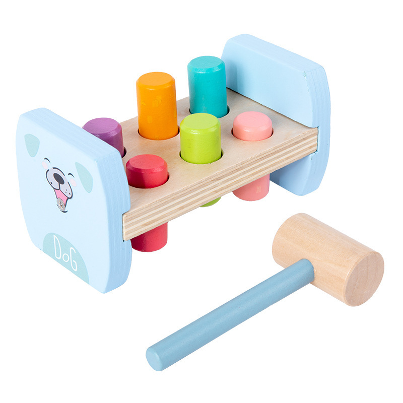 De madera tocando uñas mesa de uñas de los niños tirando de color cognición bebé mano-ojo coordinación educación temprana inteligencia tocando Juguetes