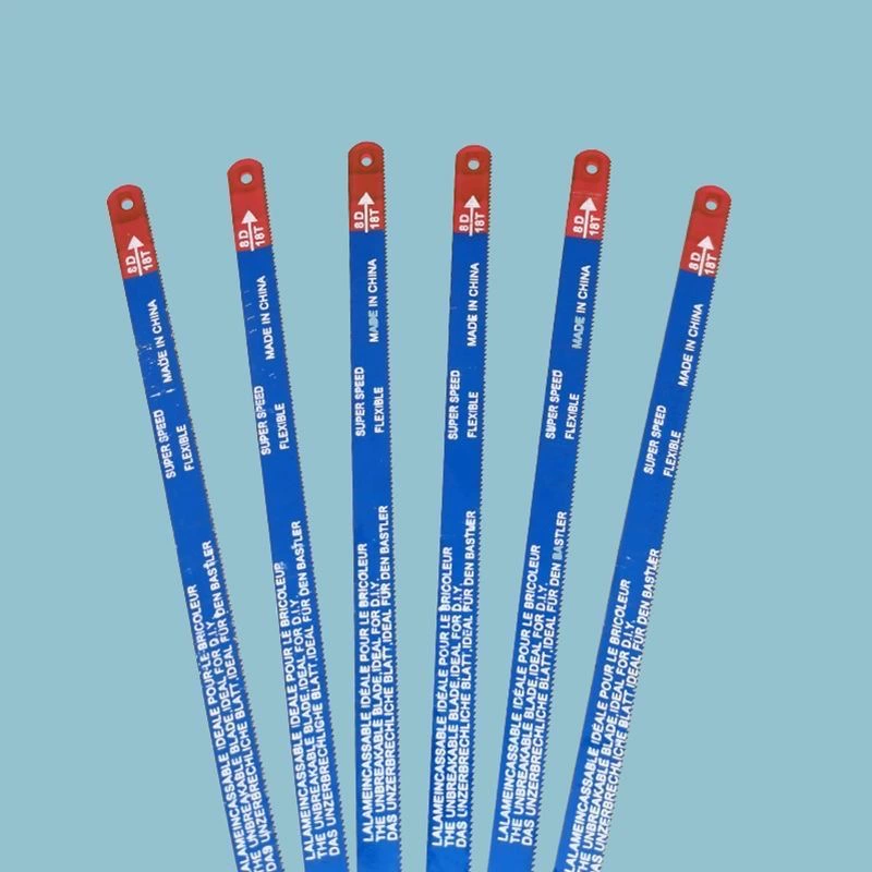 出口德国柔性钢锯条家用钳工锯金属木工切割锯子//细中粗齿