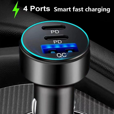 Super Fast Charging, One-To-Three Car – Mobil şarj cihazları