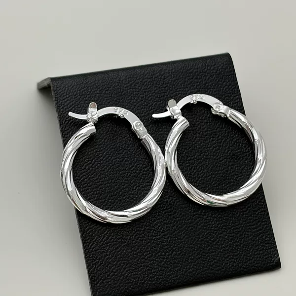 Cross-Border Hot-Selling Twist Smooth Surface Earrings, Simple and Stylish, Super Popular, Unique and Beautiful Earrings for Women