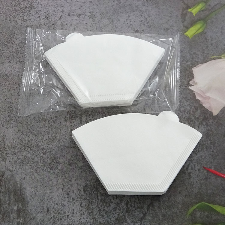 滴漏式咖啡滤纸扇形102号手冲壶滴滤杯U型103美式咖啡机过滤纸袋