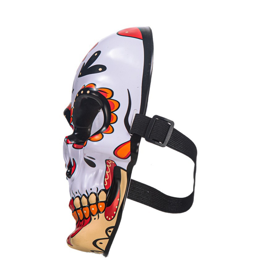 S.A.S. Halloween disfraz mexicano Día de los Muertos rosas guirnaldas máscara de esqueleto colgar accesorios usables gorras image 6