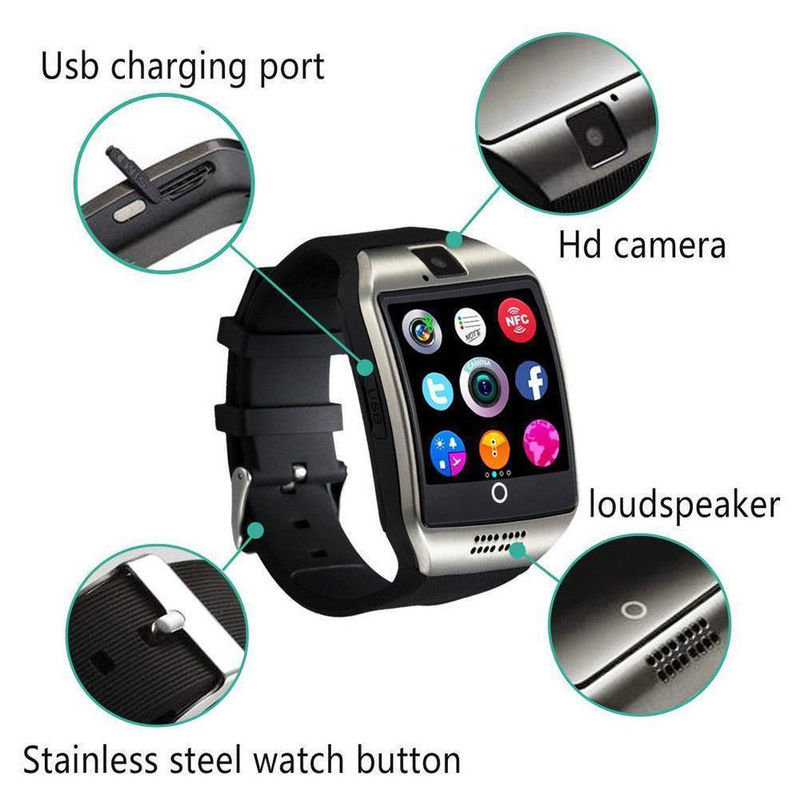 Q18 Smart Watch Can Insert a Sim Card to Make Calls, Take Photos, Monitor Sports and Health, and Is Available for Dropshipping in Cross-Border E-Commerce Q18 Smart Watch Can Insert a Sim Card to Make Calls, Take Photos, Monitor Sports and Health, and Is Available for Dropshipping in Cross-Border E-Commerce