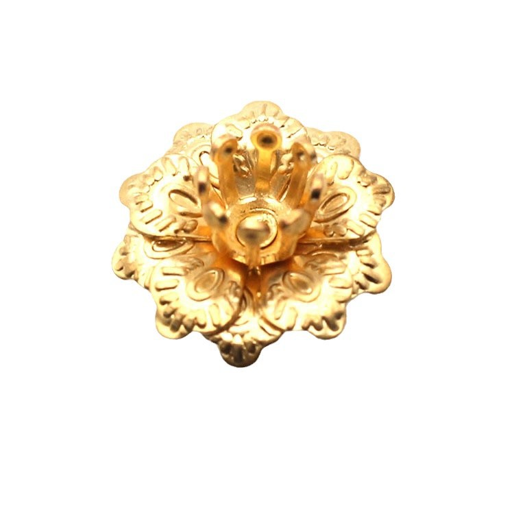 Metal jewelry rose accessories with hole roses with feet roses