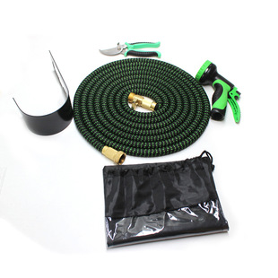 Household High-Pressure Telescopic Water Pipe Car Wash Water Gun Artifact Hose Garden Watering Foam Brush Foam Pot Tool Set