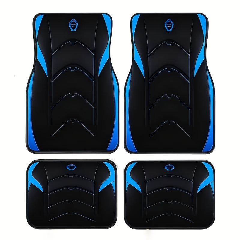 Cross-Border Temu New Hot-Selling American-Style Car Floor Mats, Dirt-Resistant, Wear-Resistant, Easy to Care For, Four-Piece Set, Label Included, Dropshipping Wholesale