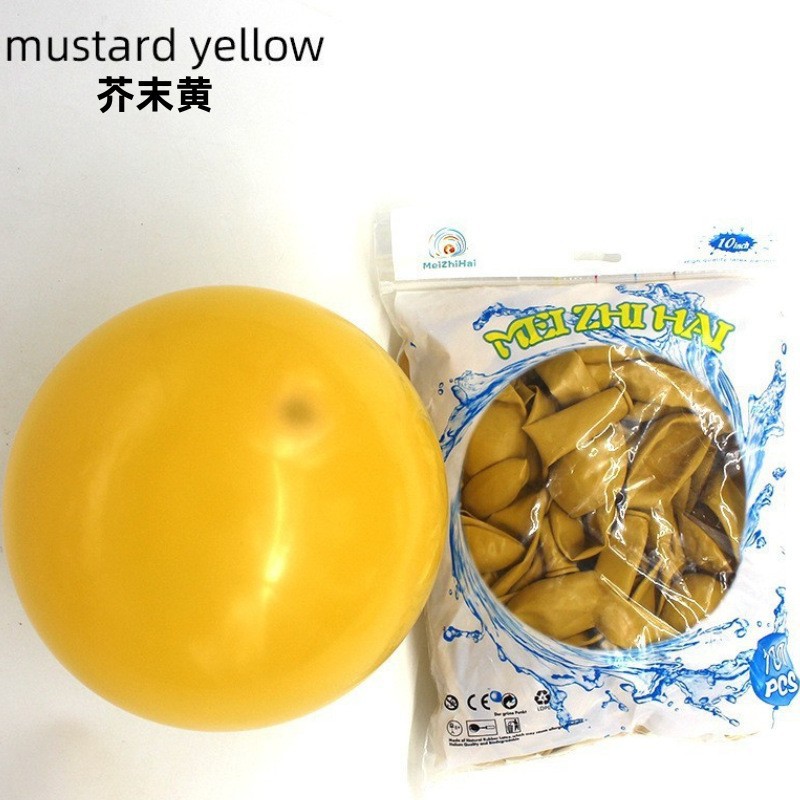 Globo mate personalizado de 10 pulgadas engrosado decoración de la sala de bodas decoración de la fiesta de cumpleaños globo de impresión de Navidad al por mayor