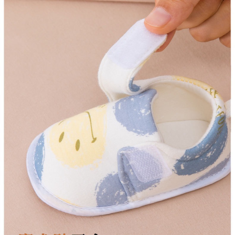 Zapatos de tela de muñeca de nieve zapatos de bebé primavera y otoño 0 - 6 meses 12 suela suave no caiga zapatos para bebés de hombres y mujeres