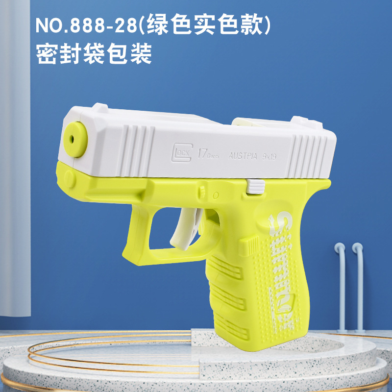 Transfronterizo nueva pistola de agua continua manual automática de nuevo aburrido Desert Eagle Glock pistola de agua pistola de juguete al por mayor