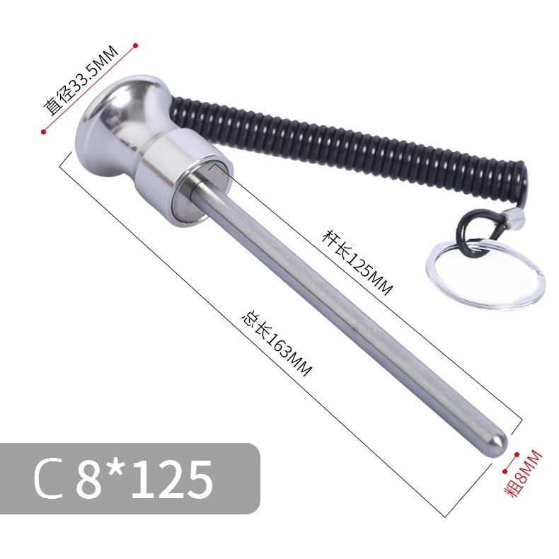 C8*125mm aluminum alloy handle