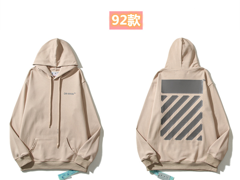 Marca de moda offwhite graffiti religioso pintura al óleo impresión de flecha hombre y mujer suelta OW pareja alta calle hoodie abrigo