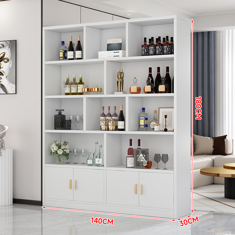 Gabinete de archivos de oficina Gabinete de archivos de madera Gabinete de archivos de madera simple y moderno con puertas Gabinete de almacenamiento multicapa