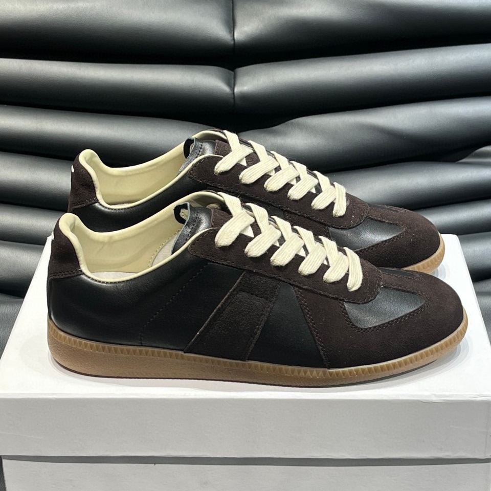 2025 nuevos zapatos de entrenamiento Magillard piel de vaca para hombre cuero retro cuero suave nicho Forrest Gump zapatos de entrenamiento MM * 6 zapatos de moda