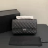 Black (caviar leather, silver label)