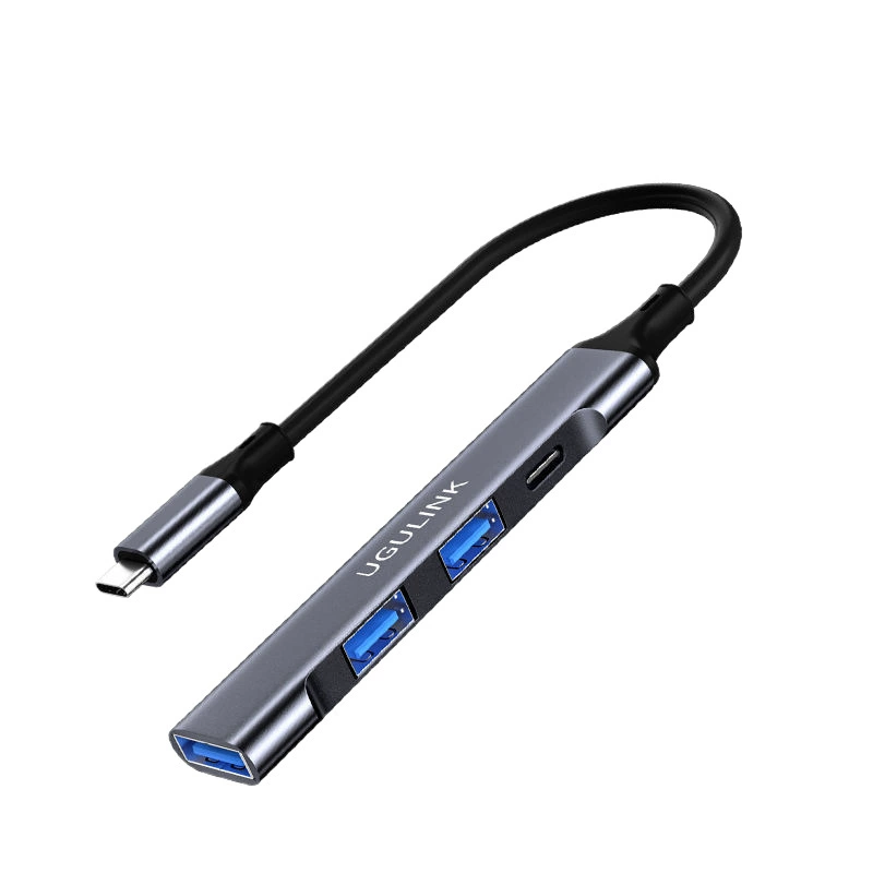 Угулінк четырехместный Type-C дисплей Wutanwood USB3.0 быстрая передача ноутбук мобильный телефон PD быстрая зарядка