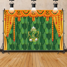印度维尼亚传统婚礼派对场景新款外贸跨境写真材质背景布影楼道具